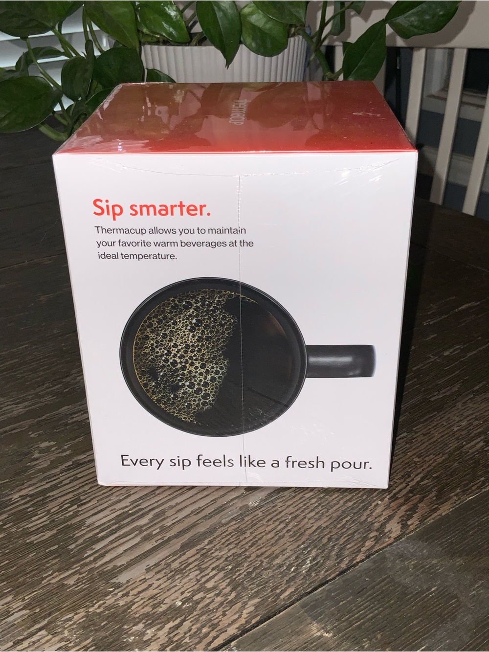 Thermacup Premium Self Heating Coffee Mug in Midnight Black - Picture 5 of 6